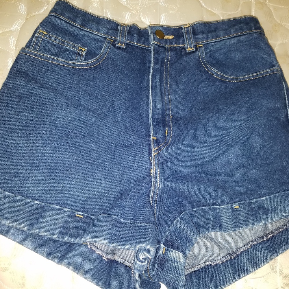American Apparel High Waisted "Mom" Shorts
